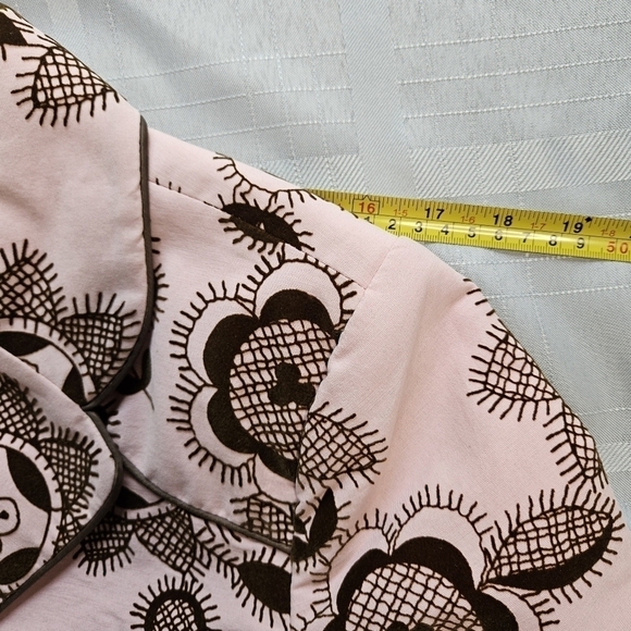 Victor Costa Occasions pink and brown jacket with embroidery look detail - Picture 4 of 12